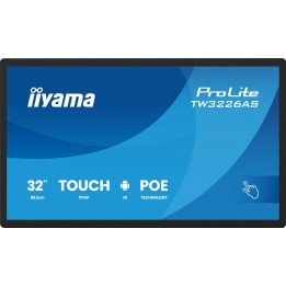 IIYAMA MONITOR 32 CALE TW3226AS-B3P POJ.10PKT.VA.24/7.FHD,500CD,HDMI,3XUSB, 1XUSB-C,RJ45,MIC, 2X5W,ANDROID 14,RK3567, 4/32GB, II