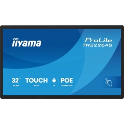 IIYAMA MONITOR 32 CALE TW3226AS-B3P POJ.10PKT.VA.24/7.FHD,500CD,HDMI,3XUSB, 1XUSB-C,RJ45,MIC, 2X5W,ANDROID 14,RK3567, 4/32GB, II