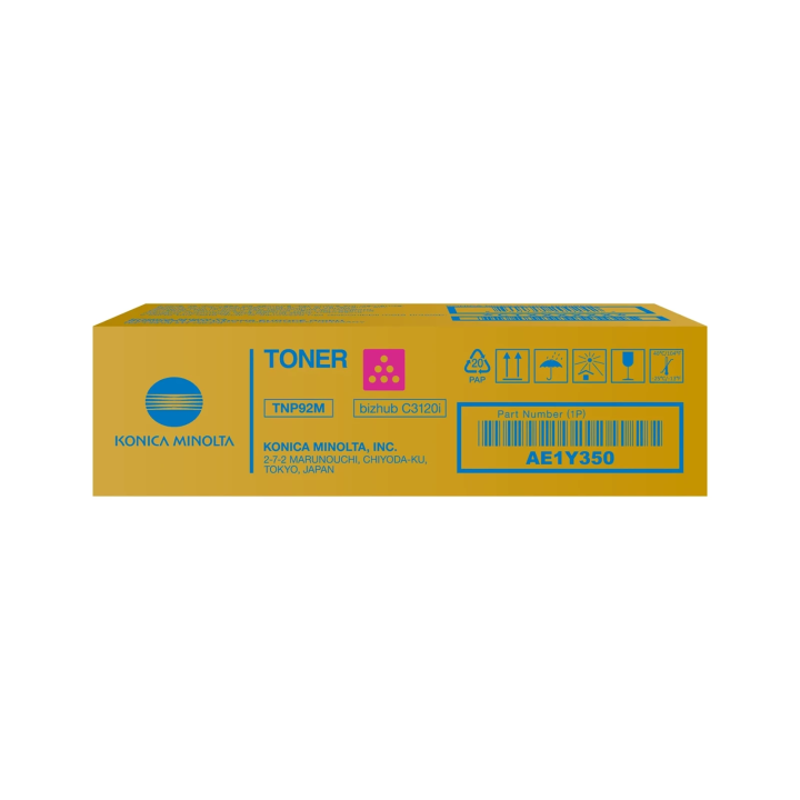 TONER ORYGINALNY KONICA MINOLTA TNP-92M AE1Y350 MAGENTA 4000 STRON