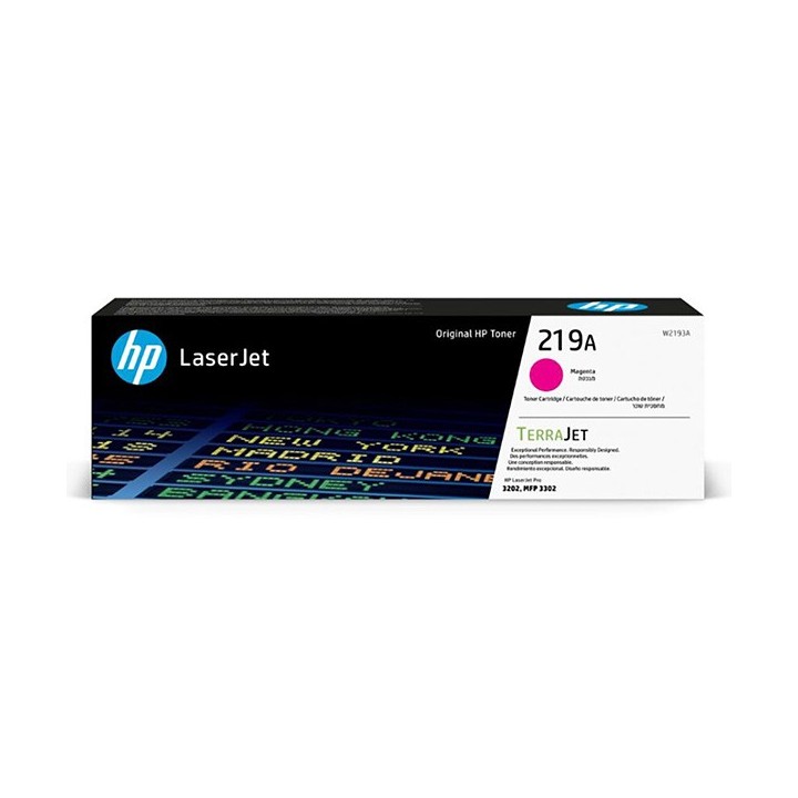 HP TERRAJET ORYGINALNY TONER W2193A, HP 219A, MAGENTA, 1200S