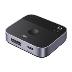 Przełącznik UGREEN AW701 2w1 DisplayPort+USB-C 8K