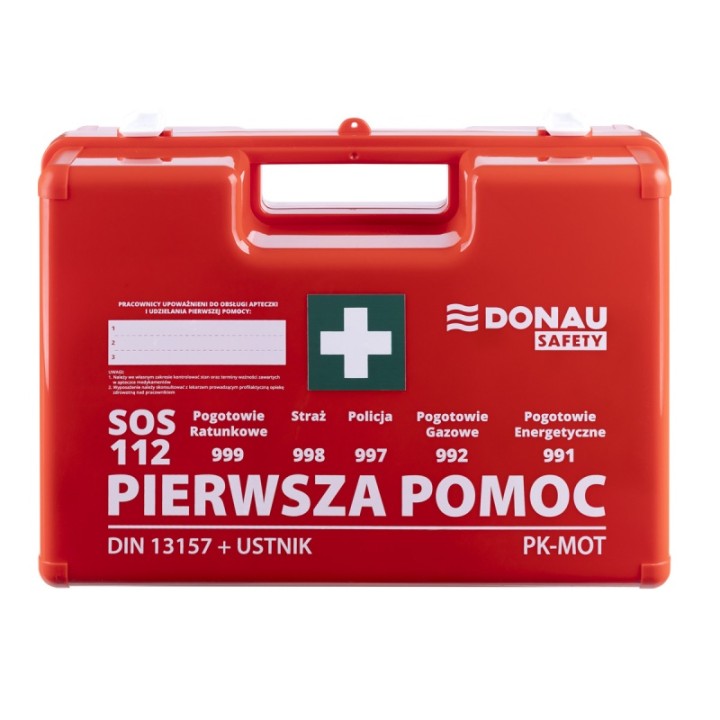 APTECZKA PRZEMYSŁOWA DONAU SAFETY K-15.2 +A POMARAŃCZOWA PUDEŁKO Z TWORZYWA