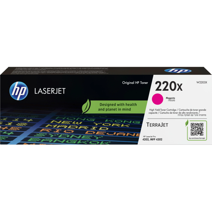 HP ORYGINALNY TONER W2203X, HP 220X, MAGENTA, 5500S, HIGH CAPACITY
