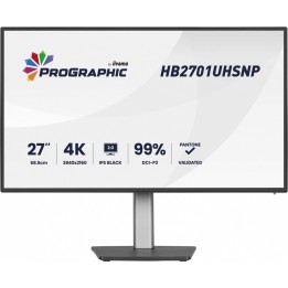 IIYAMA MONITOR 27 CALI PROGRAPHIC HB2701UHSNP-B1 4K,IPS BLACK 2.0,450CD,VESA USB-C DOCK(PD:96W),HDMI,DP,DAISY/CHAIN,4XUSB,RJ45,3