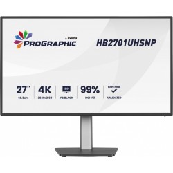 IIYAMA MONITOR 27 CALI PROGRAPHIC HB2701UHSNP-B1 4K,IPS BLACK 2.0,450CD,VESA USB-C DOCK(PD:96W),HDMI,DP,DAISY/CHAIN,4XUSB,RJ45,3