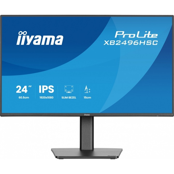 IIYAMA MONITOR 24 CALE XB2496HSC-B1 IPS, FHD, HDMI, USB-C (PD 65W), 144HZ