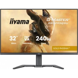 IIYAMA MONITOR G-MASTER 31.5 CALA GB3295QSU-B1 QHD,FASTVA,240HZ,2XHDMI,DP,400CD,0,4MS, 2XUSB 3.2 , 2XUSB-C, HAS 150, FREESYNC PR