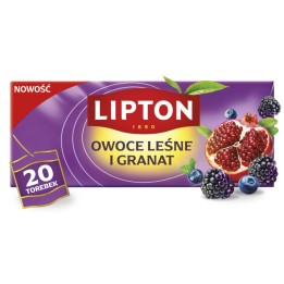 HERBATA OWOCE LEŚNE I GRANAT LIPTON OWOCOWA 20 TOREBEK
