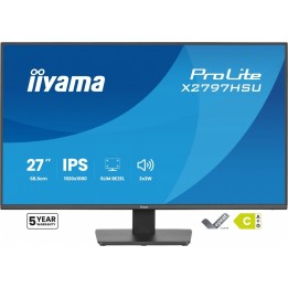 IIYAMA MONITOR PROLITE 27 CALI X2797HSU-B1 IPS,FHD,HDMI,DP,120HZ,350CD,2XUSBV3.2, 2XUSB-C, GW 5LAT