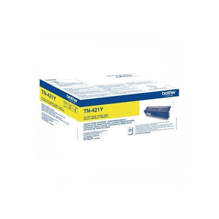 TONER ORYGINALNY BROTHER TN421Y YELLOW 1800 STRON