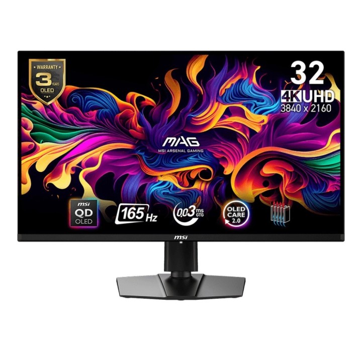 MSI MONITOR MAG 321UP QD-OLED 31.5 CALA UHD/LED/FLAT/165HZ/CZARNY