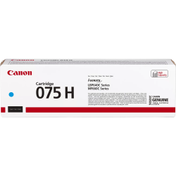 CANON ORYGINALNY TONER 075 H C, 6368C002, CYAN, 2500S, HIGH CAPACITY