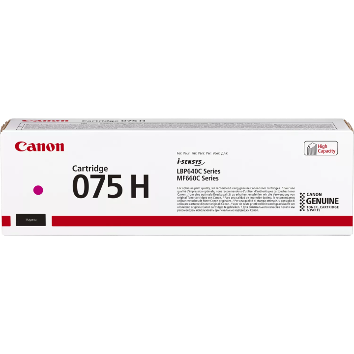 CANON ORYGINALNY TONER 075 H M, 6367C002, MAGENTA, 2500S, HIGH CAPACITY