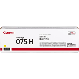 CANON ORYGINALNY TONER 075 H Y, 6366C002, YELLOW, 2500S, HIGH CAPACITY