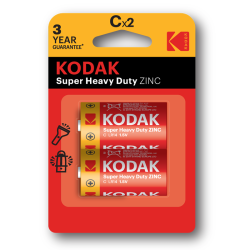 BATERIA CYNKOWA R14 KODAK ZINC SUPER HEAVY DUTY 2SZT