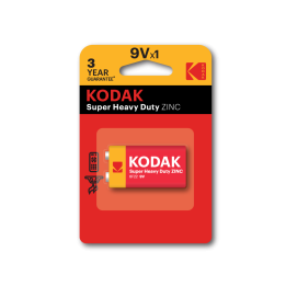 BATERIA CYNKOWA 6F22 (9V) KODAK ZINC SUPER HEAVY DUTY