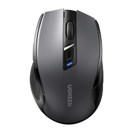 Mysz bezprzewodowa UGREEN MU006S BT+2.4GHz USB-C (czarna)