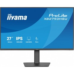 IIYAMA Monitor 27 cali XB2793HSU-B1 IPS, HDMI, DP, 2x2W, 2xUSB, 350cd, 1500:1, HAS 150/PIVOT