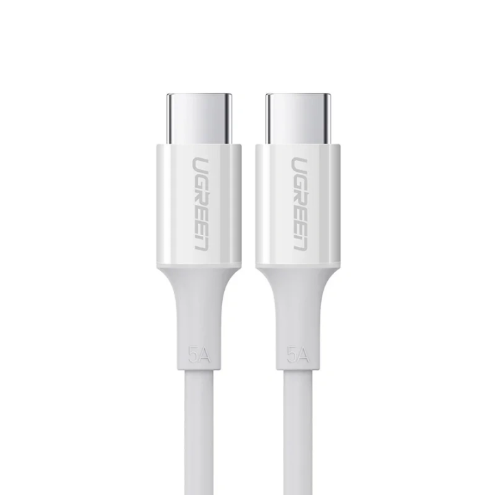 Kabel UGREEN USB-C-USB-C 1m (biały)