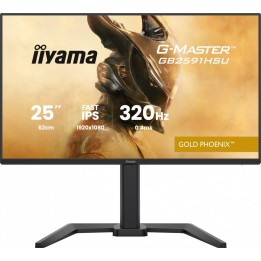 IIYAMA Monitor 25 cali GB2591HSU-B1 0.4ms, DP, 2xHDMI 2.1, 320Hz, Fast IPS, USB HUB x4