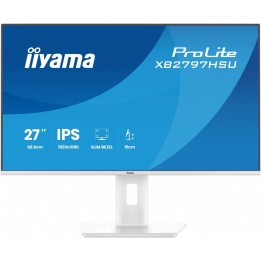 IIYAMA Monitor 27 cali XB2797HSU-W1 IPS, FHD, HDMI, DP, 120Hz, 2xUSBv3.2, 2xUSB-C, 350 CD, x2W, HAS 150/PIVOT, Biały