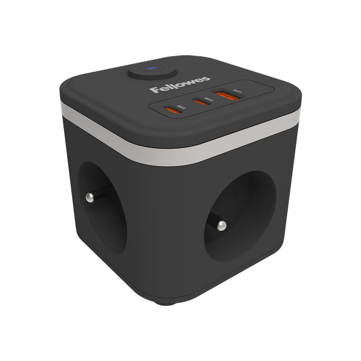 PRZEDŁUŻACZ FELLOWES FELLOWES KOSTKA POWER CUBE CZARNY 100137169