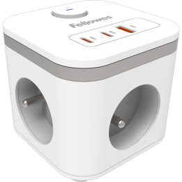 PRZEDŁUŻACZ FELLOWES KOSTKA POWER CUBE BIAŁY 100137170