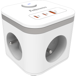 PRZEDŁUŻACZ FELLOWES KOSTKA POWER CUBE BIAŁY 100137170