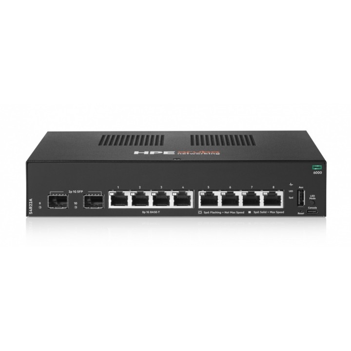 Hewlett Packard Enterprise Przełącznik Aruba Networking 6000 8G 2SFP S4R22A