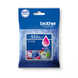 Brother oryginalny ink / tusz LC552XLM, magenta, 1500s