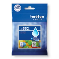 Brother oryginalny ink / tusz LC552C, cyan, 550s
