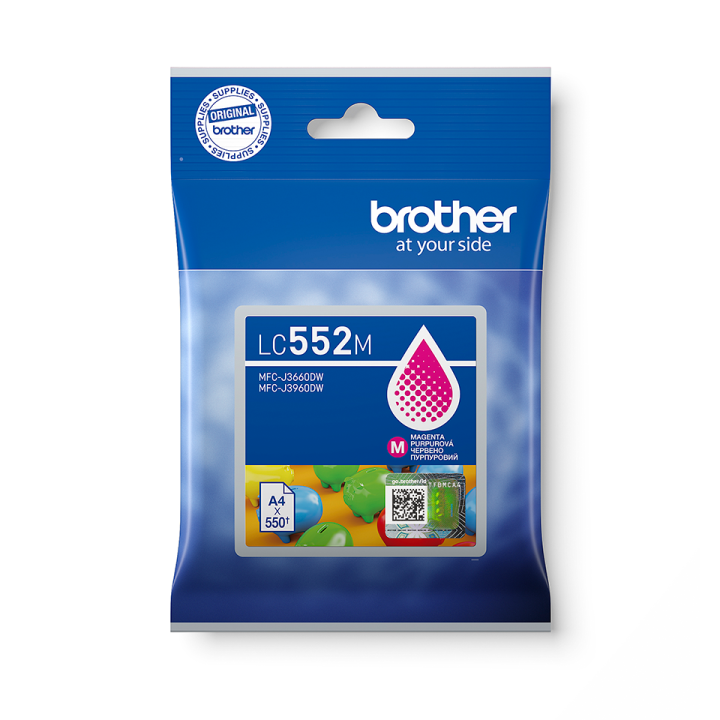 Brother oryginalny ink / tusz LC552M, magenta, 550s