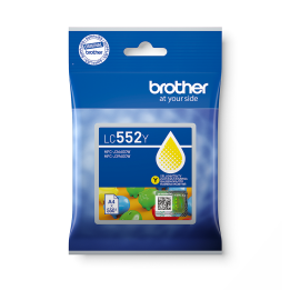 Brother oryginalny ink / tusz LC552Y, yellow, 550s