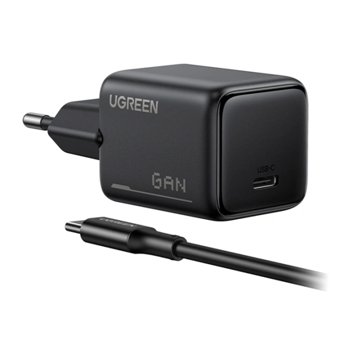 Ładowarka sieciowa UGREEN X517, 25W, USB-C GaN + kabel 1m