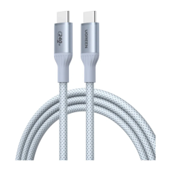 Kabel USB-C Ugreen L534 PD 240W, 480Mbps, 1m (srebrny)