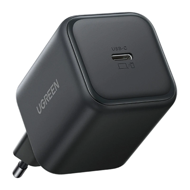 Ładowarka sieciowa UGREEN X524 45W, USB-C GaN szybko ładująca (czarna)
