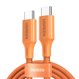 Kabel USB-C UGREEN L502 PD 5A 1m (pomarańczowy)