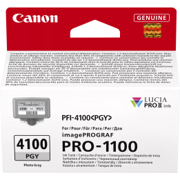 Canon oryginalny ink / tusz PFI-4100 PGY, 6784C001, photo grey