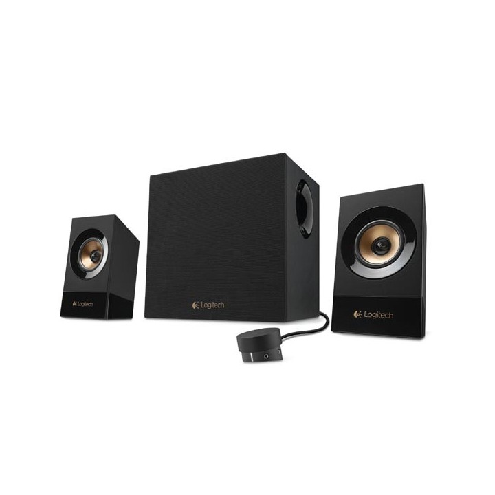 Logitech głośniki Z533, 2.1, 60W, czarne, kontroler, silne basy