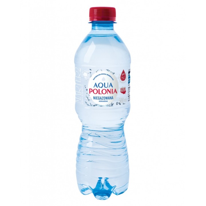 WODA MINERALNA NIEGAZOWANA AQUA POLONIA 0,5L bez kaucji