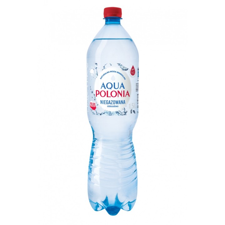 WODA MINERALNA NIEGAZOWANA AQUA POLONIA 1,5L bez kaucji
