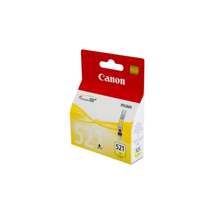 TUSZ ORYGINALNY CANON CLI521Y 2936B001 YELLOW 9 ML