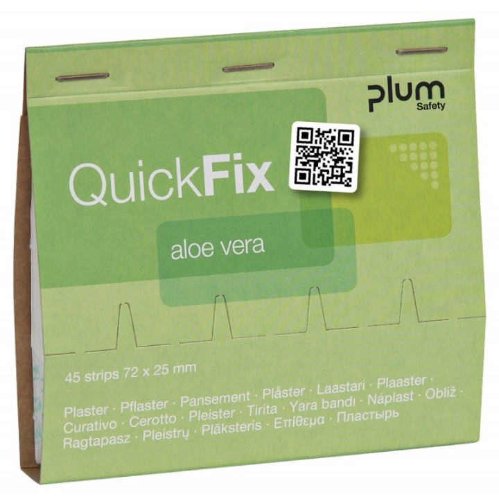 PLASTRY Z ALOESEM PLUM QUICKFIX ALOE VERA BEŻOWE 45 SZT