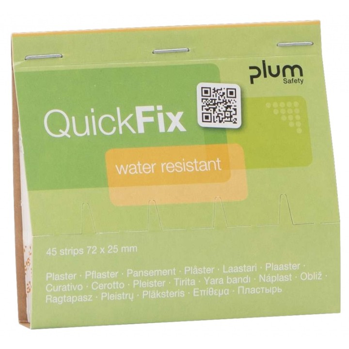 PLASTRY WODOODPORNE PLUM QUICKFIX BEŻOWE 25X72MM 45 SZT
