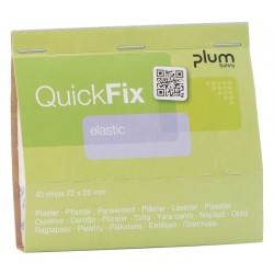 PLASTRY ELASTYCZNE PLUM QUICKFIX BEŻOWE 25X72MM 45 SZT