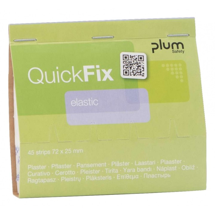 PLASTRY ELASTYCZNE PLUM QUICKFIX BEŻOWE 25X72MM 45 SZT