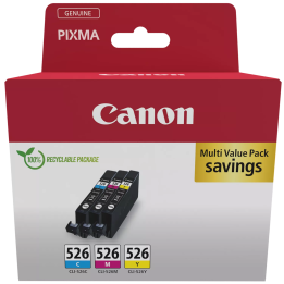 Canon oryginalny ink / tusz CLI-526 CMY, 4541B018, CMY, multipack