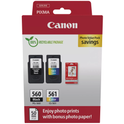 Canon oryginalny ink / tusz PG-560/CL-561/GP-501, 3713C008, black/color, Multi-pack -