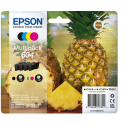 Epson oryginalny ink / tusz C13T10G64010, T10G640, 604, CMYK, 500s, 3x2.4/3.4ml