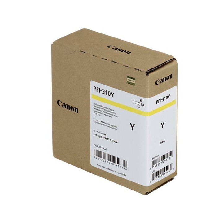 Canon oryginalny ink / tusz PFI-310 Y, 2362C001, yellow, 330ml